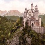 Neuschwanstein Castle LOC print rotated, tags: schloss - CC BY-SA